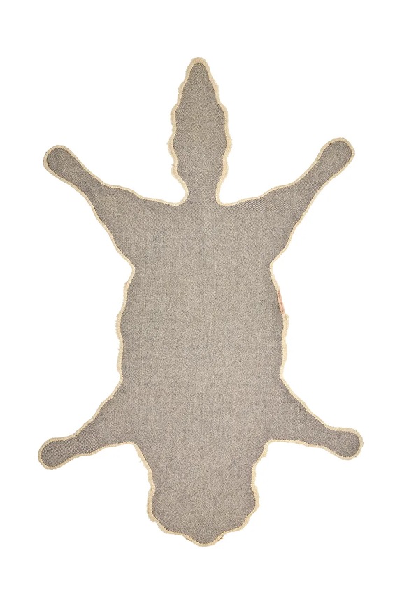 Μάλλινο χαλί Doing Goods Woozy Wolf Rug Large 1.45.10.078.020.5 μπεζ AA00