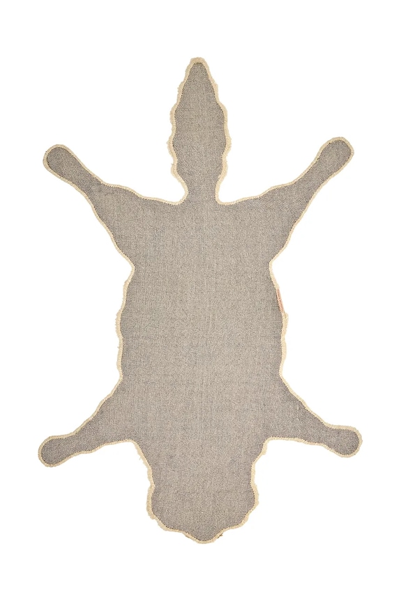 Μάλλινο χαλί Doing Goods Woozy Wolf Rug Large 1.45.10.078.020.5 μπεζ AA00