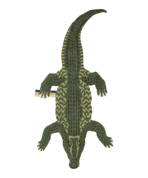 Doing Goods gyapjú szőnyeg Coolio Crocodile 202 x 89 cm zöld 1.45.10.038.060.5