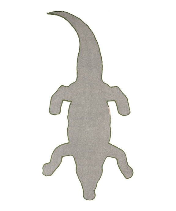 Doing Goods gyapjú szőnyeg Coolio Crocodile 202 x 89 cm 1.45.10.038.060.5 zöld AA00