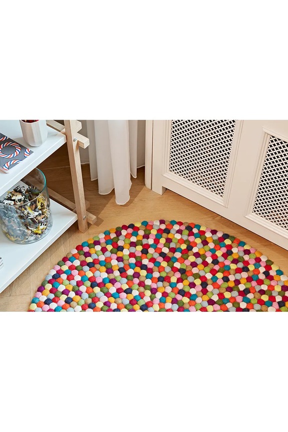 Obývacia izba a spálňa Vlnený koberec HAY Pinocchio 90 cm AB467.A350.AG29 viacfarebná