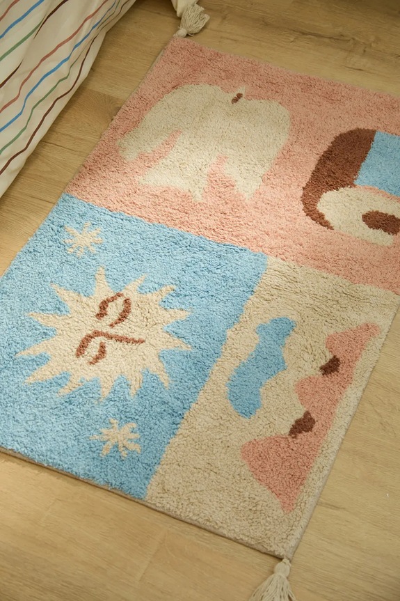 Calma House dywanik bawełniany Camp 60 x 90 cm CAMP.90.MUL multicolor AA00