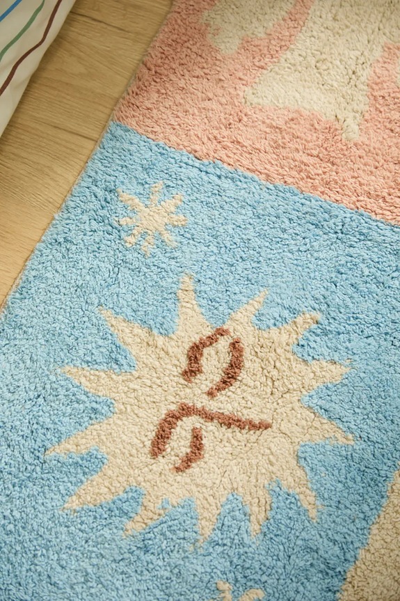 Salon i sypialnia Calma House dywanik bawełniany Camp 60 x 90 cm CAMP.90.MUL multicolor