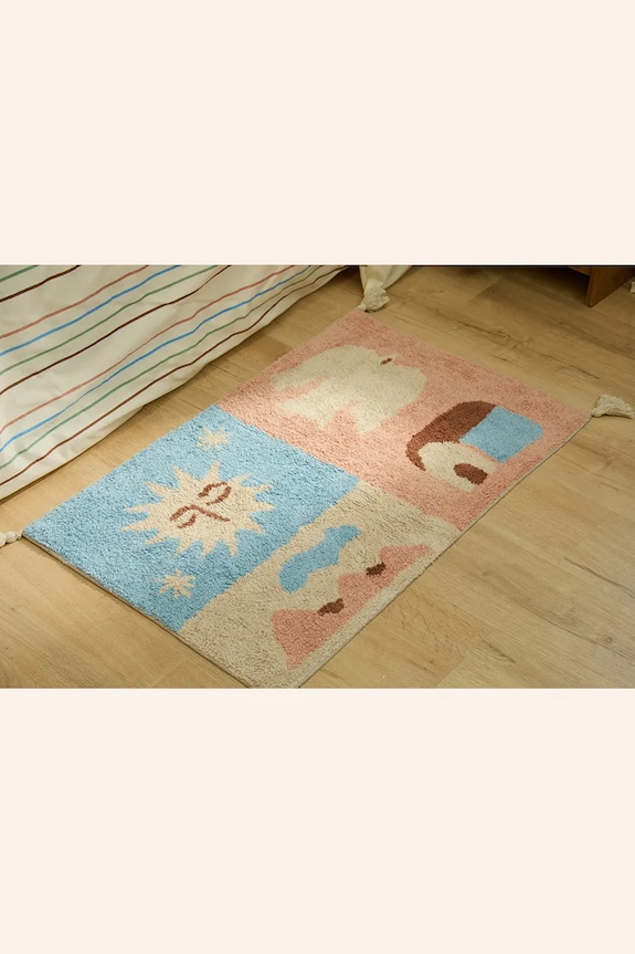 Calma House dywanik bawełniany Camp 60 x 90 cm CAMP.90.MUL multicolor