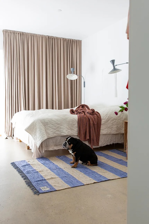 Bongusta dywan bawełniany Chindi 140 x 200 cm BON67.5715648002389 niebieski AA00