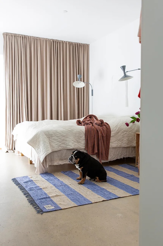 Bongusta dywan bawełniany Chindi 140 x 200 cm BON67.5715648002389 niebieski AA00