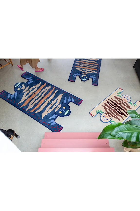 Salotto e camera Bongusta tappeto di lana Soulmates 70 x 120 cm BON100.03 multicolore