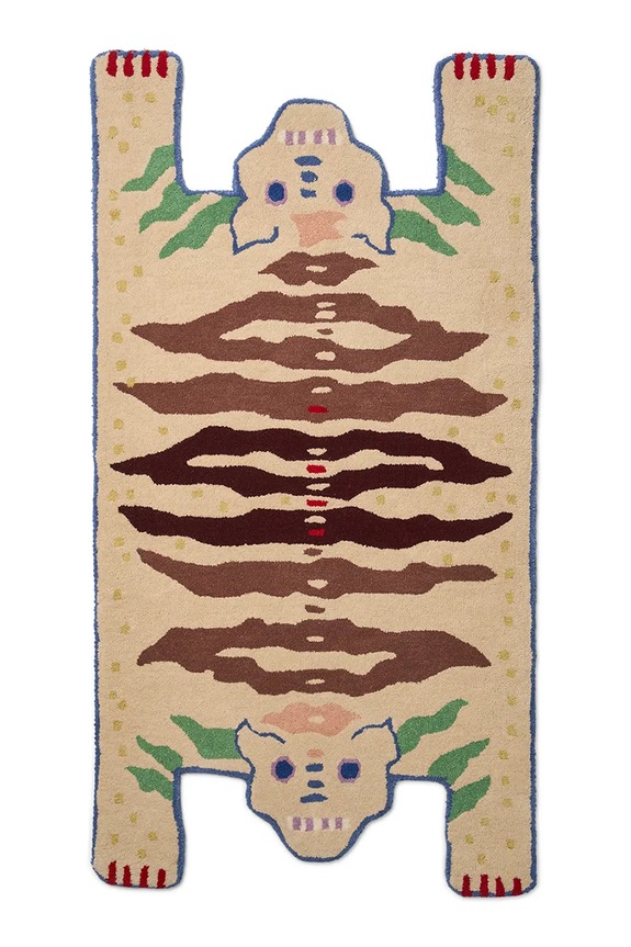 Bongusta tappeto di lana Soulmates 85 x 157 cm multicolore BON100.01