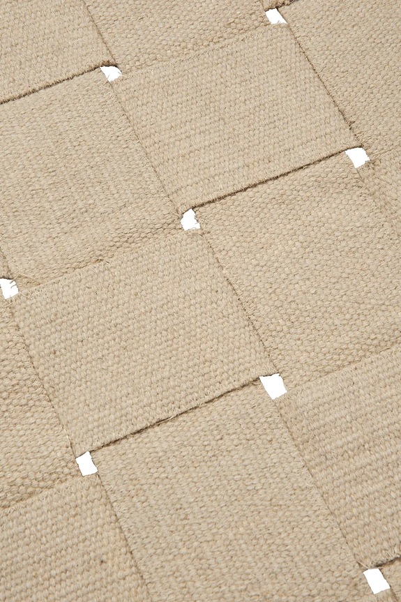 Ferm Living dywan podłogowy z wełną 135 x 200 cm 1104273171 beżowy AA00