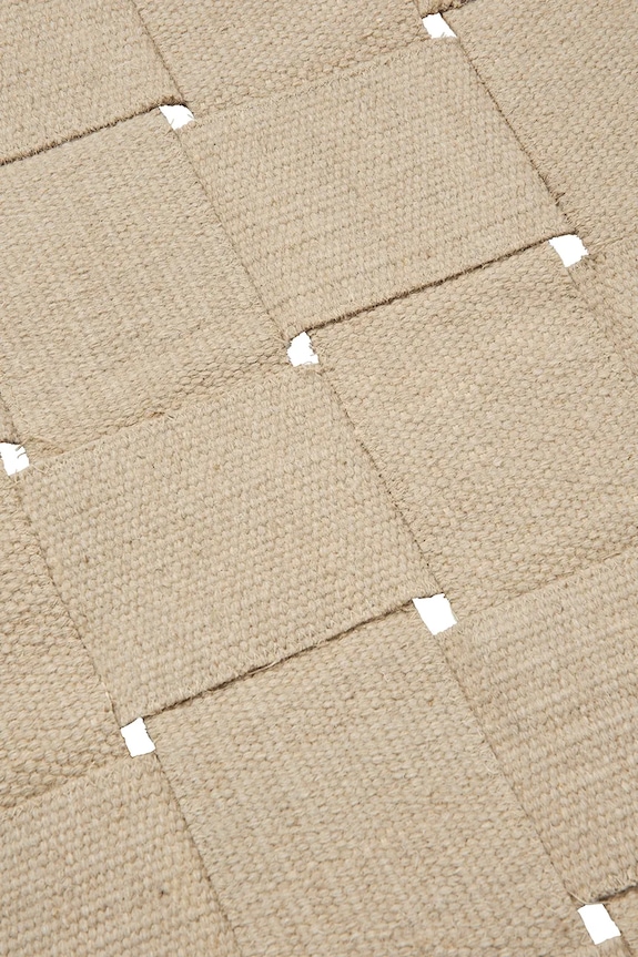 Ferm Living dywan podłogowy z wełną 135 x 200 cm 1104273171 beżowy AA00