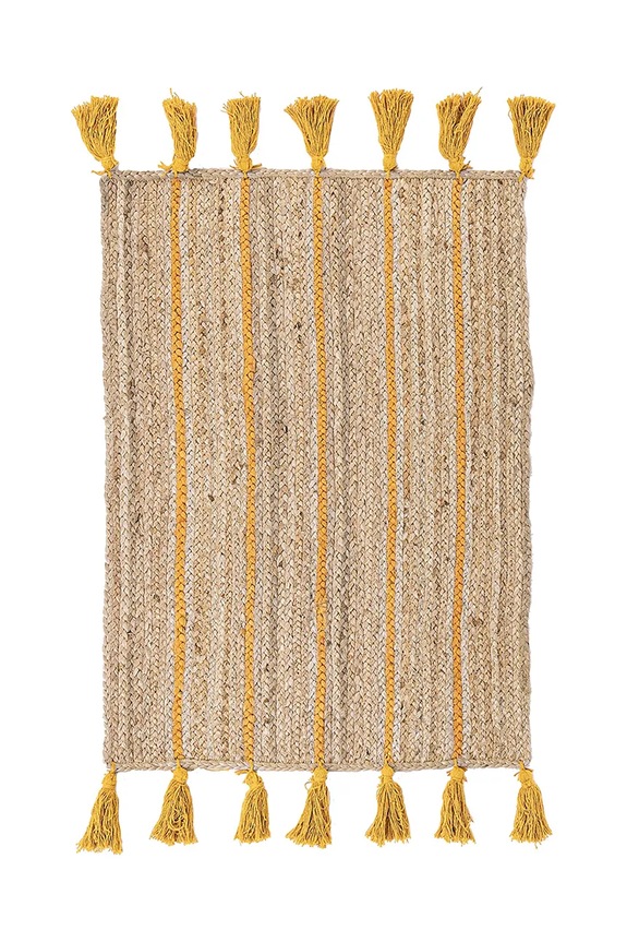 Bizzotto covoraș decorativ din iută 60 x 90 cm bej 608312