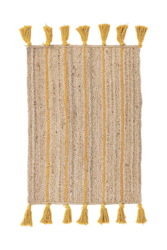 Bizzotto covoraș decorativ din iută 60 x 90 cm bej 608312