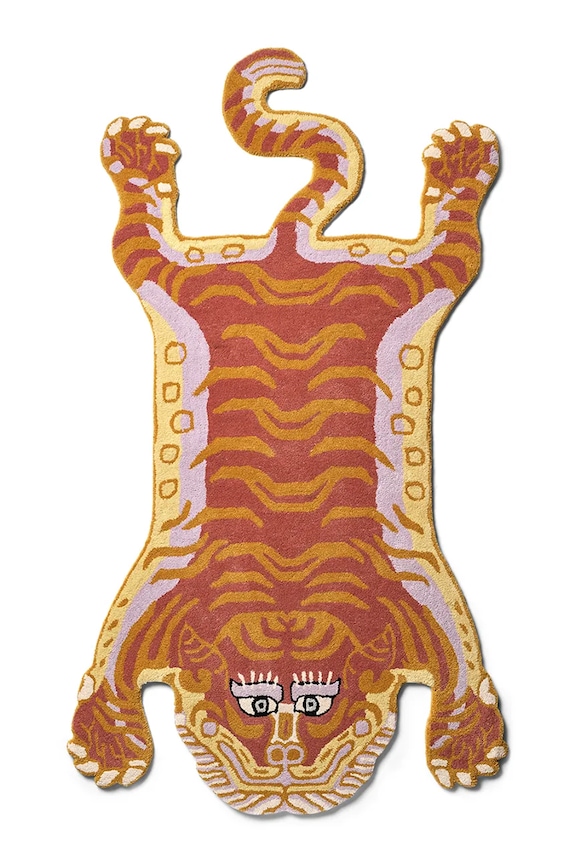 Bongusta килим декоративен вълнен 115 x 190 cm многоцветен BON34