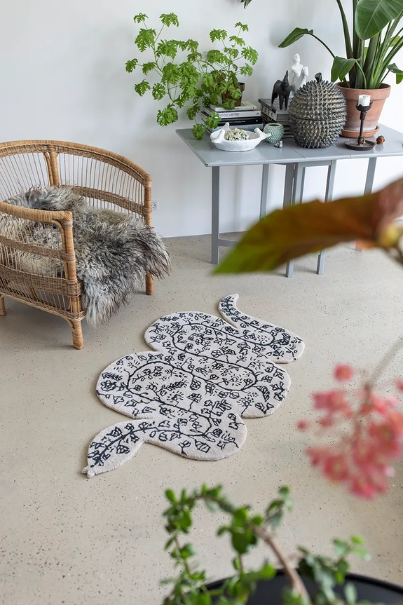 Bongusta килим декоративен от вълна 83 x 147 cm BON06 бежов AA00