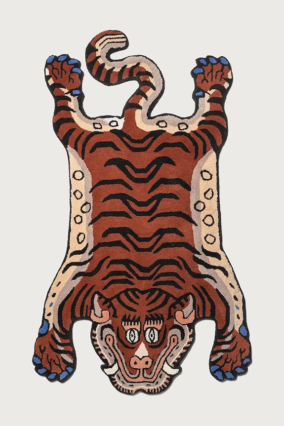 Bongusta килим декоративен от вълна 115 x 190 cm многоцветен BON46