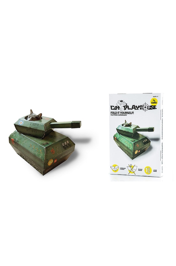 Lifestyle Luckies of London παιχνίδι για γάτες Tank Cat SK.CARDCATPLAY3 πολύχρωμο