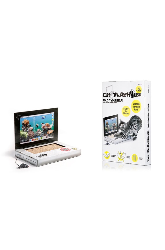 Luckies of London drapak dla kota Scratch Laptop multicolor SK.CATTOP1