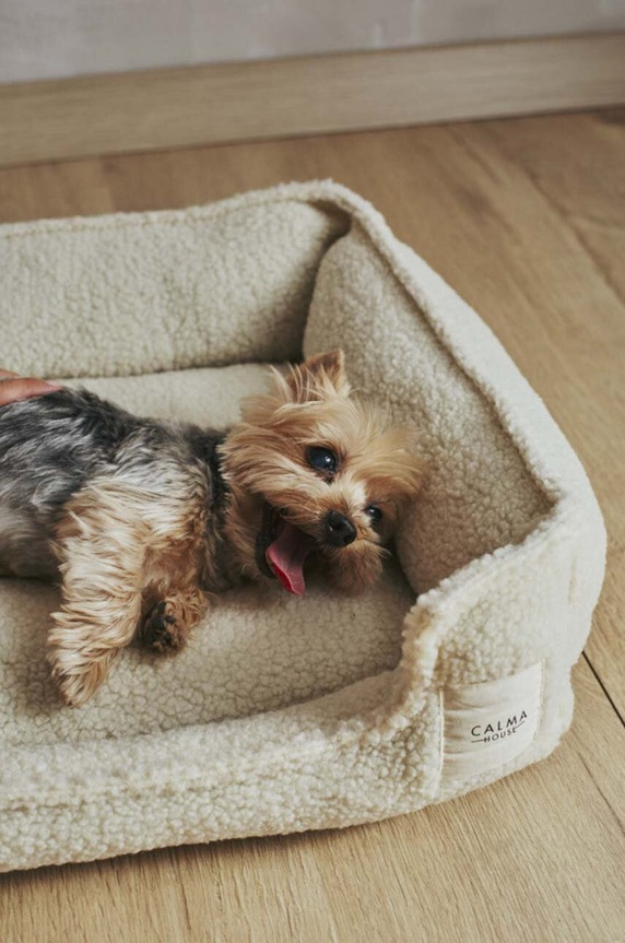 Calma House legowisko dla pupila Henry HENRY.DOGS.CRU beżowy AA00