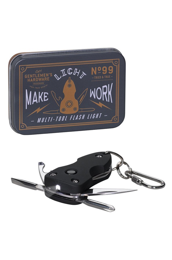 Gentlemen's Hardware multitool z latarką GEN099UK multicolor AA00