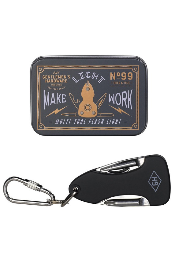 Lifestyle Gentlemen's Hardware multitool z latarką GEN099UK multicolor