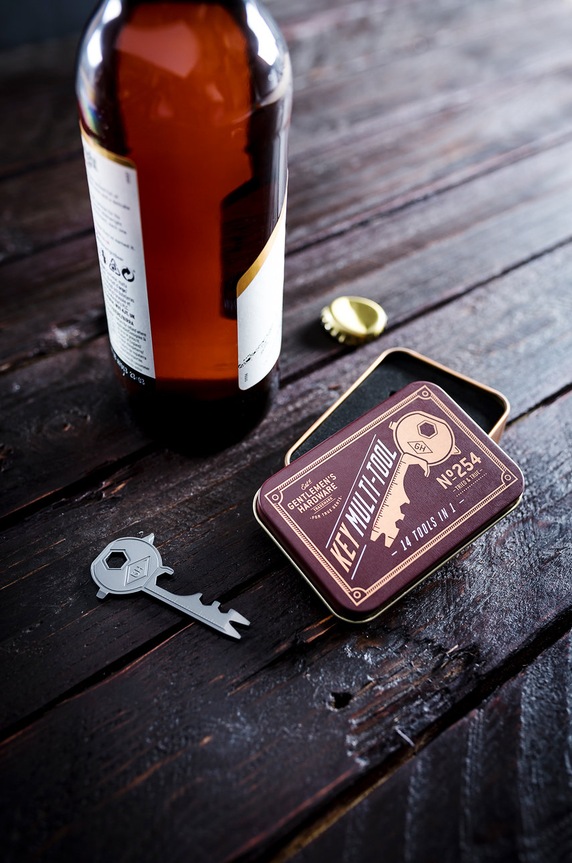 Gentlemen's Hardware kulcs alakú multitool többszínű GEN254UK