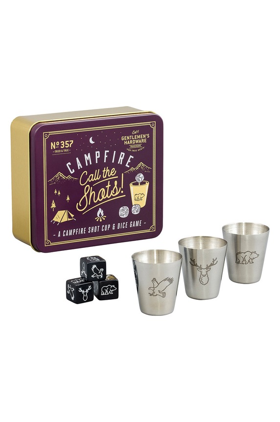 Gentlemen's Hardware zestaw do picia przy ognisku - gra Drinking Game multicolor GEN357UK