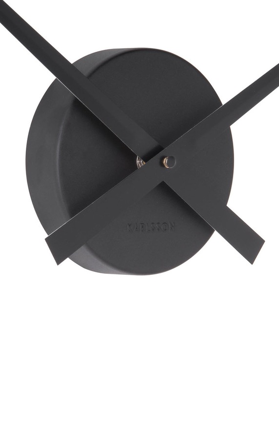 Σαλόνι και υπνοδωμάτιο Karlsson ρολόι τοίχου KA4348BK μαύρο