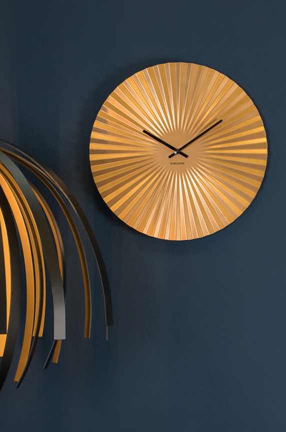 Karlsson ρολόι τοίχου KA5657GD κίτρινο AA00