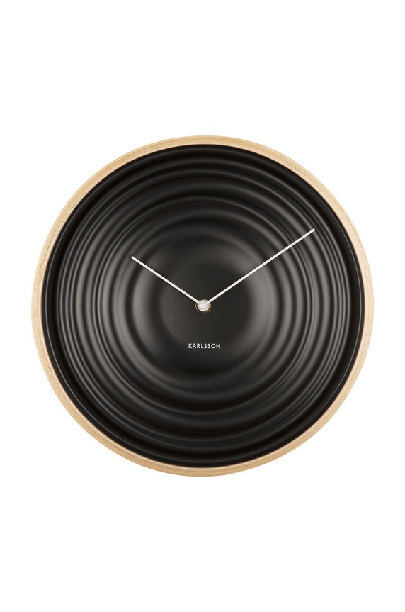 Karlsson ceas de perete negru KA5881BK