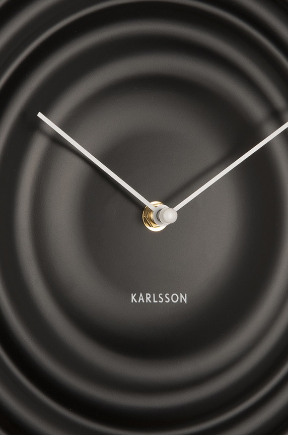 Karlsson ceas de perete negru KA5881BK