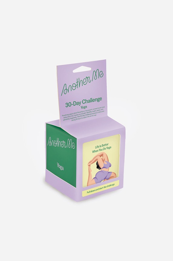Another Me zestaw karteczek 30 Day Challenge Yoga multicolor AM30CHBOYOE