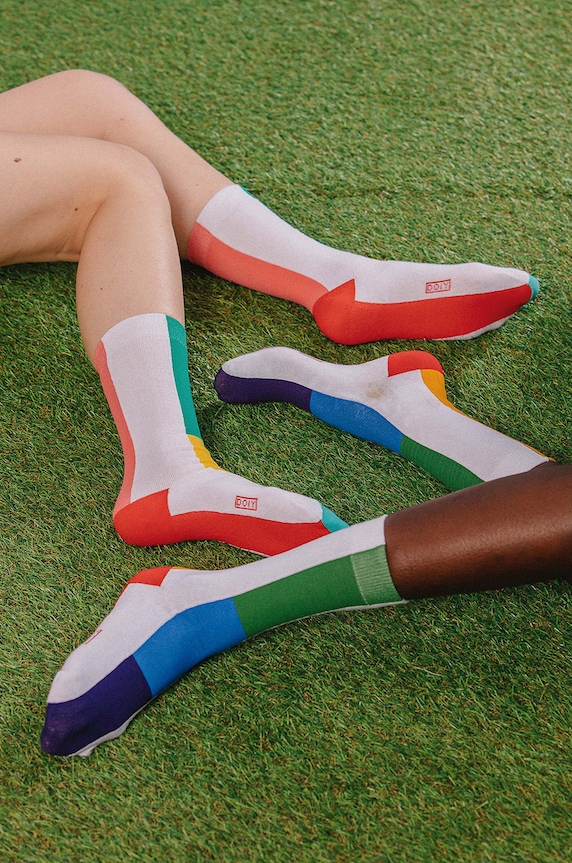 Eat My Socks Ponožky Rainbow Dream vícebarevná EMSNOCRDCL