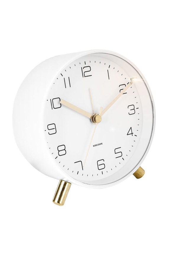 Σαλόνι και υπνοδωμάτιο Karlsson Ξυπνητήρι KA5752WH λευκό