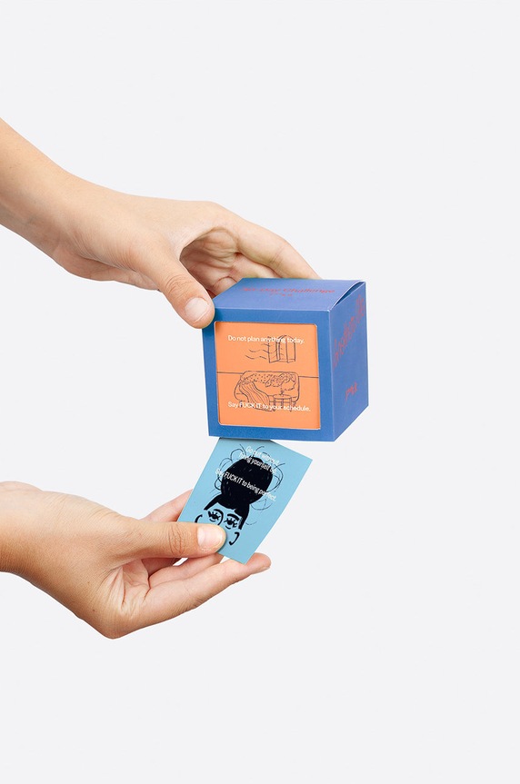 Another Me zestaw karteczek 30 Day Challenge, F**k it, English AM30CHBOFUE multicolor AA00