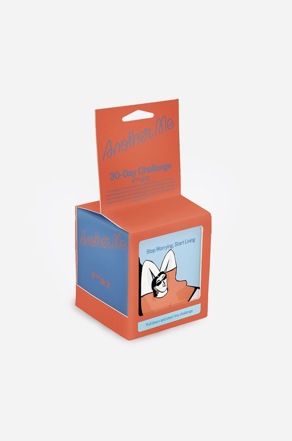 Lifestyle Another Me zestaw karteczek 30 Day Challenge, F**k it, English AM30CHBOFUE multicolor