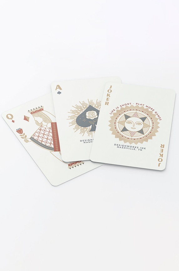 Designworks Ink karty do gry Shapes Playing DPC.1003EU multicolor AA00