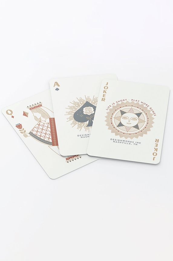 Designworks Ink karty do gry Shapes Playing DPC.1003EU multicolor AA00