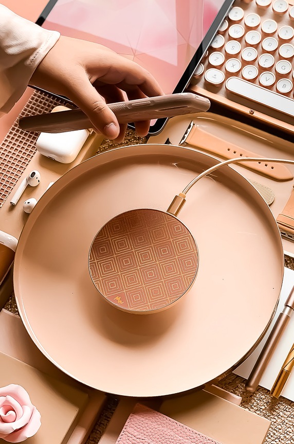 Marie Wolt ładowarka bezprzewodowa żółty 1017G