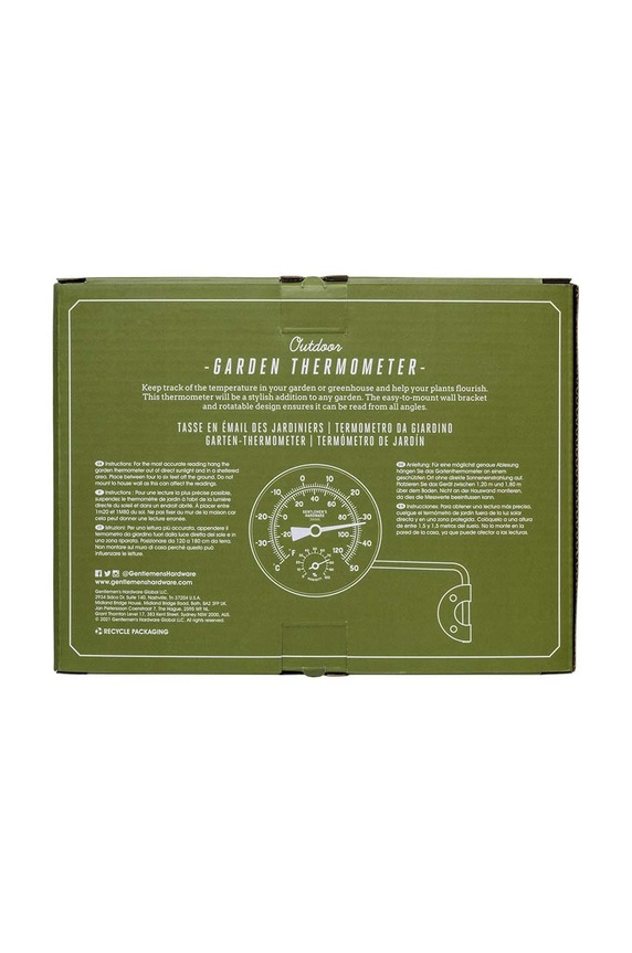 Lifestyle Gentelmen's Hardware vrtni termometar GEN656UK šarena