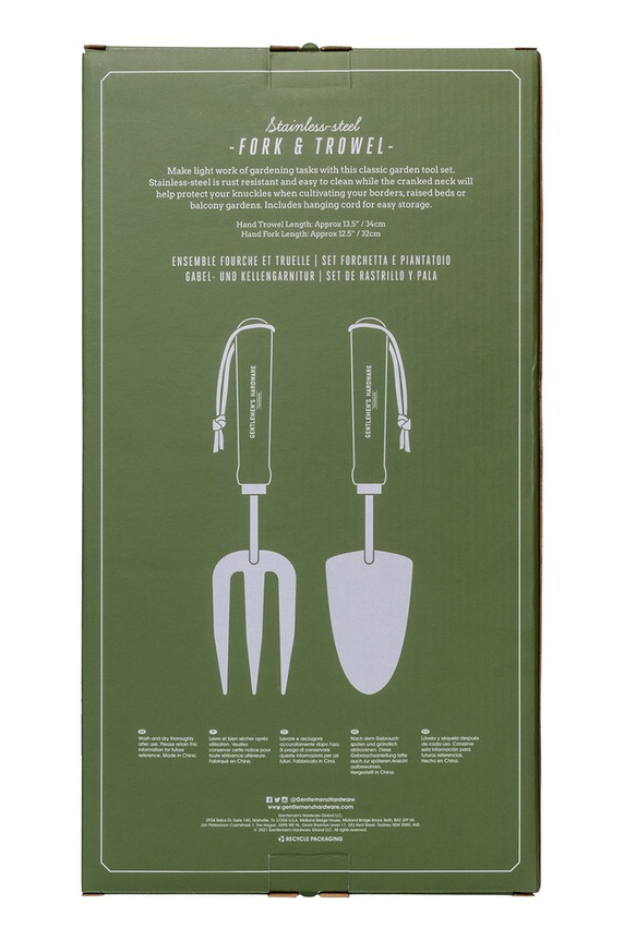 Gentelmen's Hardware σετ κηπουρικής Fork & Trowel GEN651UK πολύχρωμο AA00