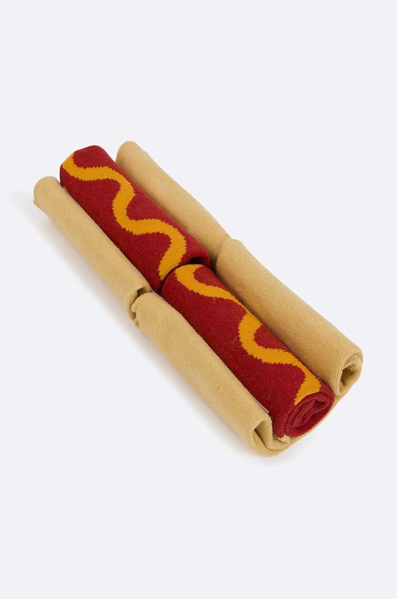 Eat My Socks skarpetki Hot Dog EMSNOCHODO multicolor AA00