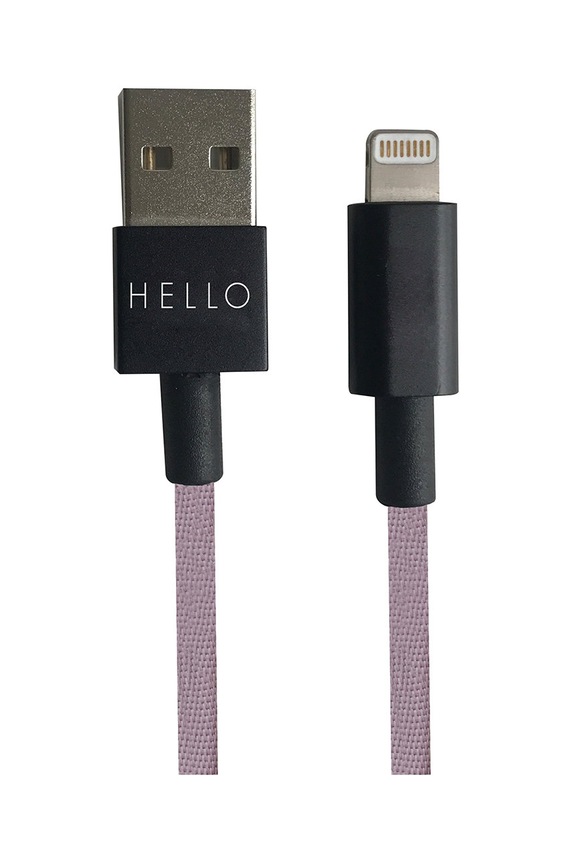 Design Letters kabel do ładowania USB-C Lightning 1 m fioletowy 60201024LAVENDER