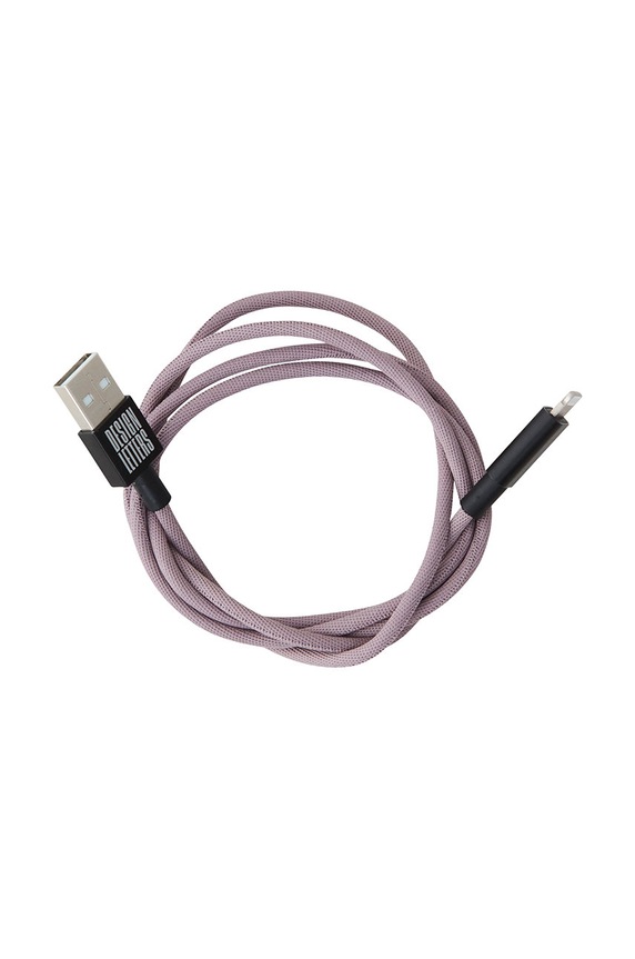 Design Letters kabel do ładowania USB-C Lightning 1 m 60201024LAVENDER fioletowy AA00