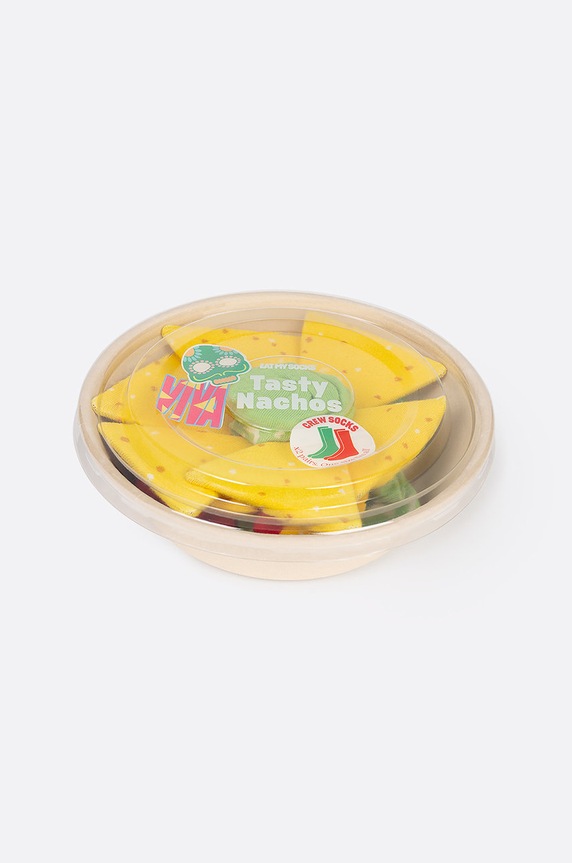 Eat My Socks Sosete Tasty Nachos multicolor EMSNCRNAX2