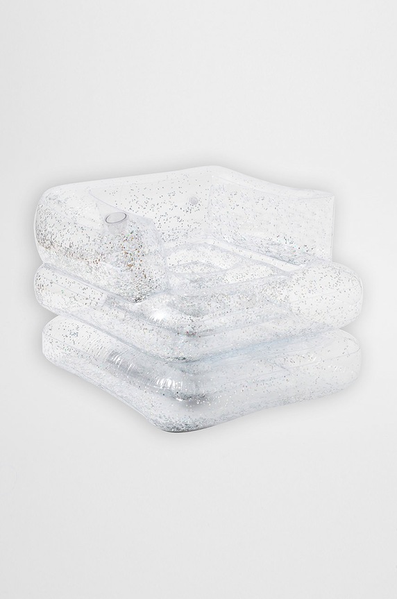 SunnyLife șezlong gonflabil Lilo Glitter S2LLCAGL transparent AA00
