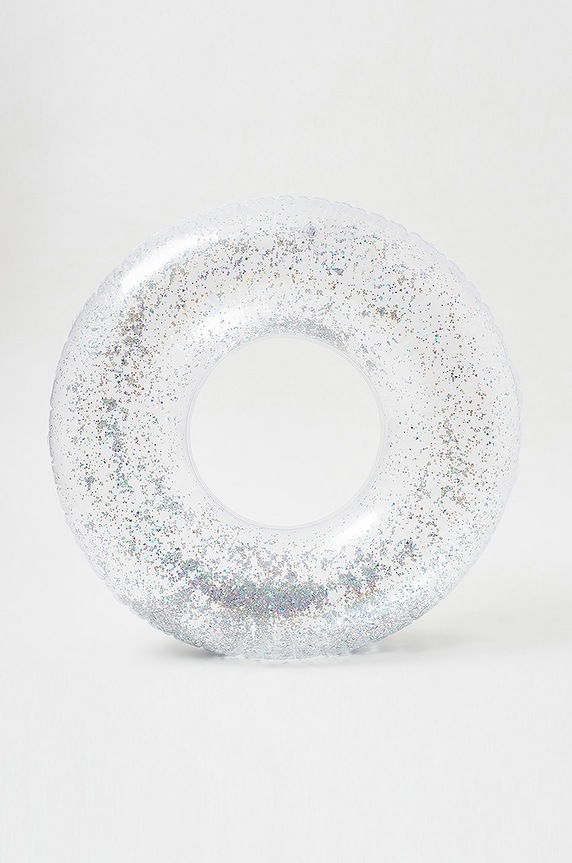 SunnyLife koło do pływania Glitter transparentny S2LPOLGL