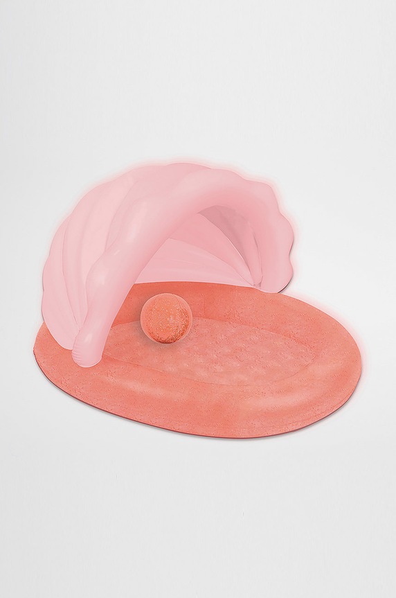 SunnyLife basen dmuchany dla dzieci Kiddy Pool Shell czerwony S2PPOOSH