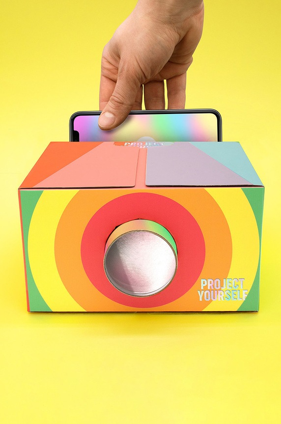 Lifestyle Luckies of London projektor filmów do smartfona Project Yourself LK.LUKPYR multicolor