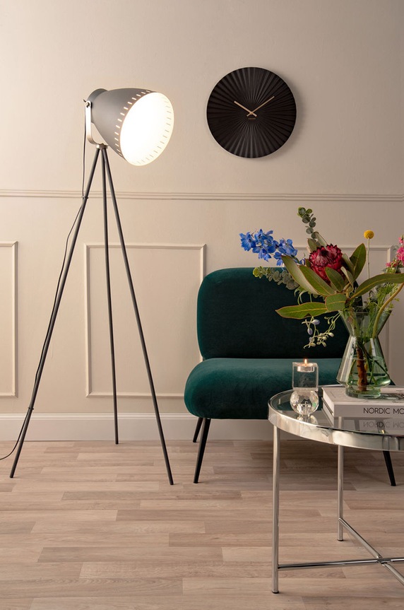 Zidni sat Karlsson siva KA5658BK