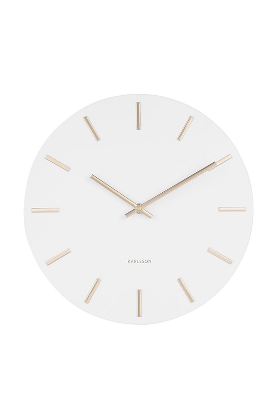 Karlsson ceas de perete alb KA5821WH